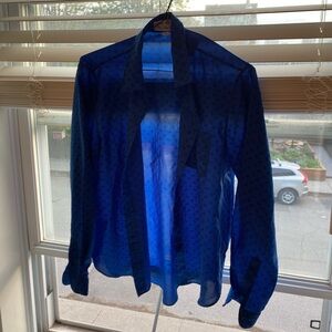 Vintage Blue Blouse